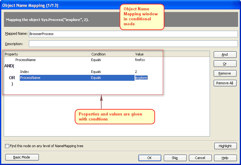 object-name-mapping object-name-mapping
