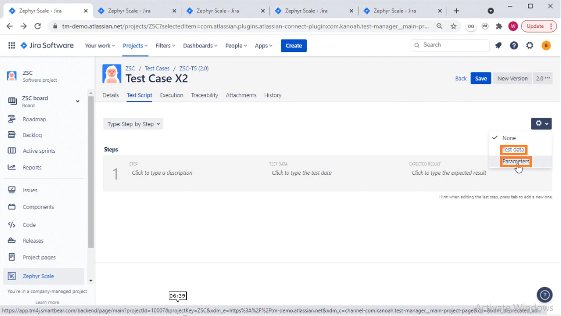 The Two Options For Parameterizing Test Cases And Test Steps The Two Options For Parameterizing Test Cases And Test Steps