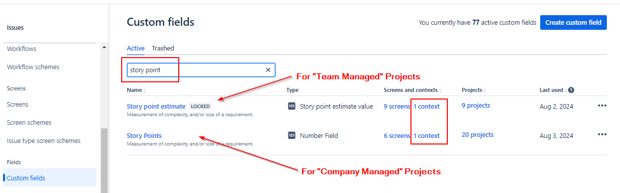 Adding Issue Types to Track Story Points