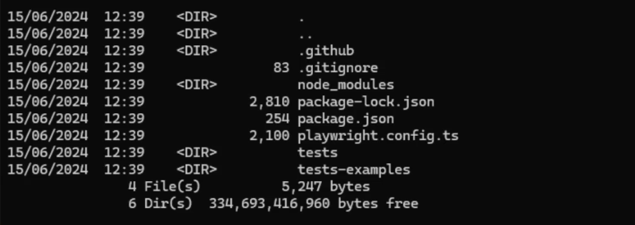 Command Prompt Project Structure