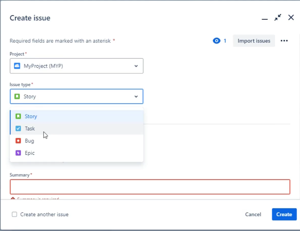 Creating Jira Issues