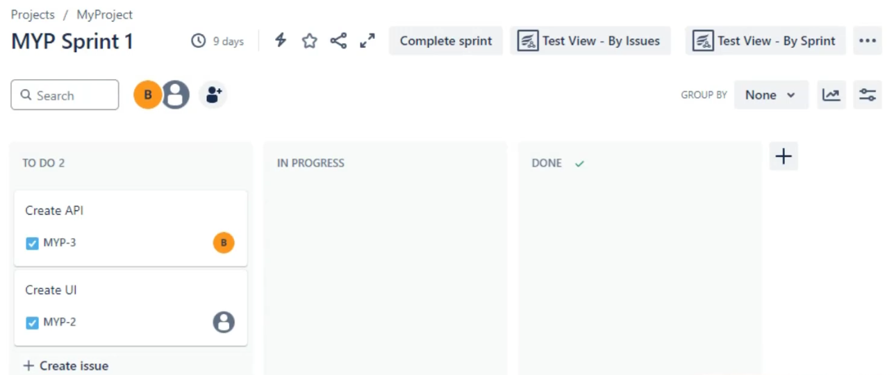 Using Jira Boards to Track Status